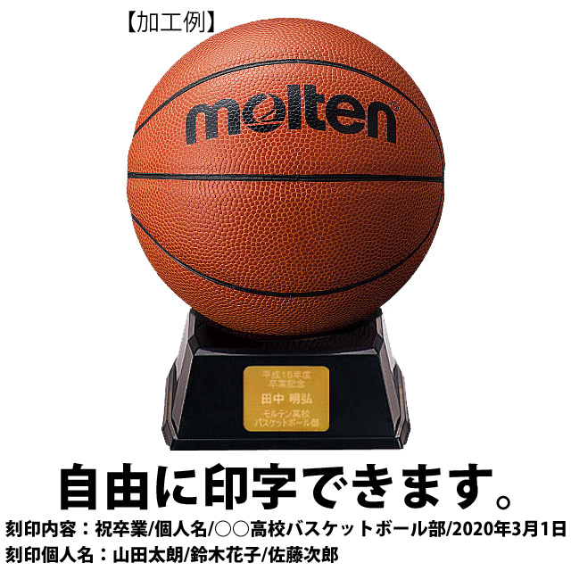 名入れ モルテン Molten バスケットサインボール オリジナルプレート B2c501 Kokuin 寄せ書き 記念品 記号別途見積り バレーボール用品の通信販売 バレーボールアシスト