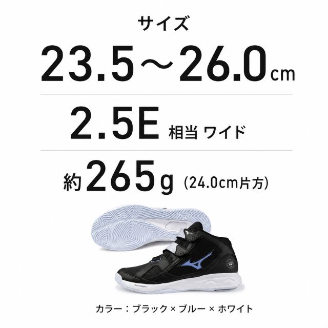 2.5E相当ワイド 約265g